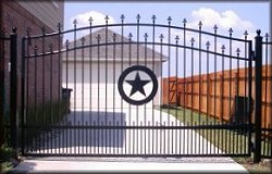 Wrought Iron Wood Chain Fence Materials Dallas Fort Worth